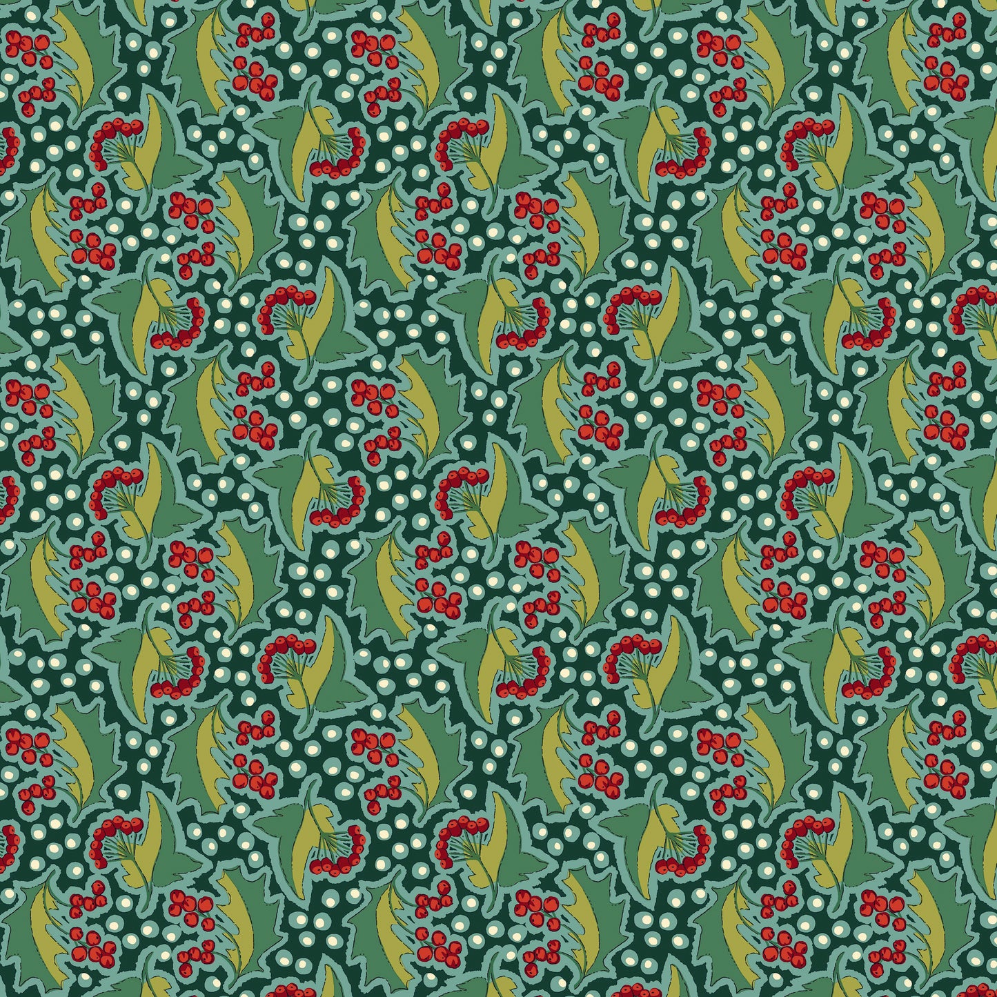 Liberty Festive Fair Festive Flora B