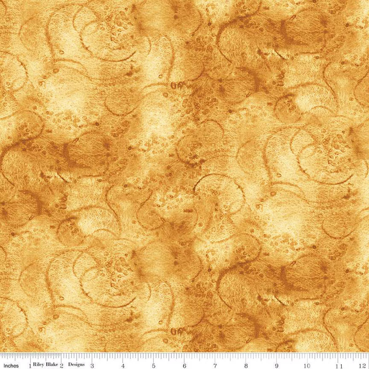 Painter's Watercolor Swirl Ochre