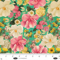 4616-67 Turquoise || Birds & Blooms