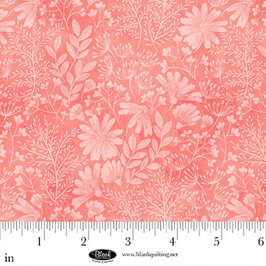 4623-33 Coral || Birds & Blooms