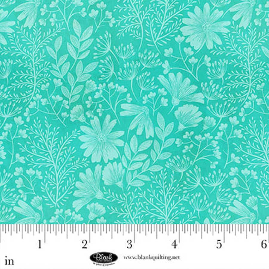 4623-70 Aqua || Birds & Blooms