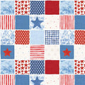 Americana Digital Patchwork Y4773-55 Multi Color