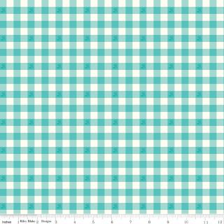 Barbie™ World Barbie Gingham Teal