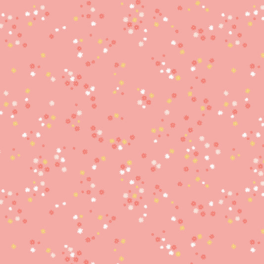 Between the Pages Flowers Coral