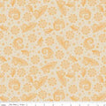 Cheddar at Twilight Scarf 107/108" Wide Back Cream