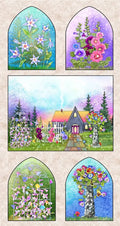 Garden Delight Digital 4487 PA Panel Floral Church