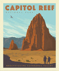 National Parks Poster Panel Capitol Reef