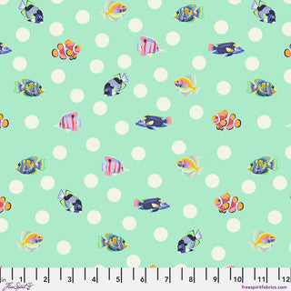 FLORAL REEF-SCHOOL CROSSING-SEAFOAM