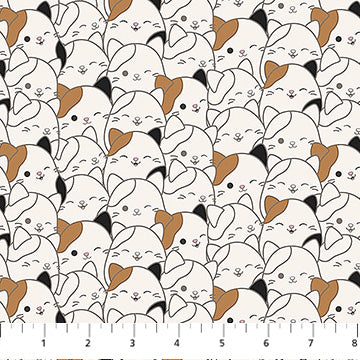 Squishmallows Packed Cats Cream