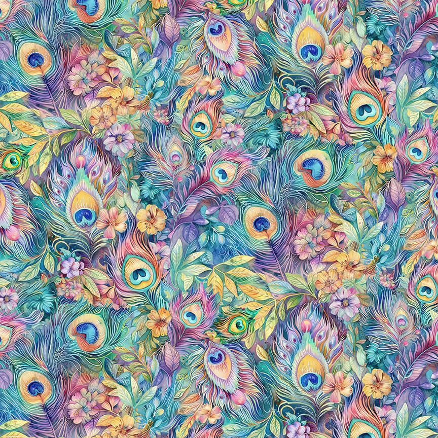 WILD BEAUTY-FANTASY PLUMES & FLORAL